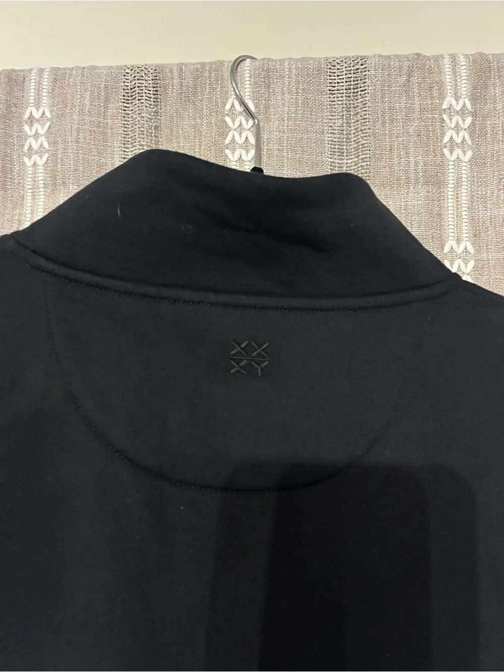 XX XY Athletics Men's Black Half-Zip Pullover Sweater
